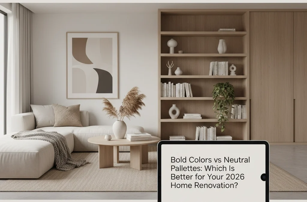 Bold Colors vs Neutral Palettes: Which Is Better for Your 2026 Home Renovation?
