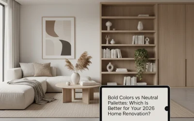 Bold Colors vs Neutral Palettes: Which Is Better for Your 2026 Home Renovation?